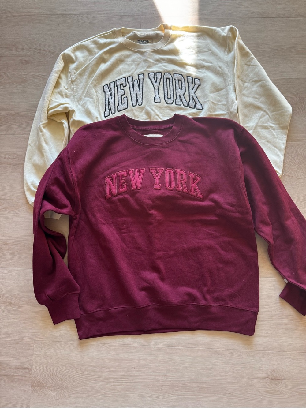 NEW - Crew Sweatshirt Set